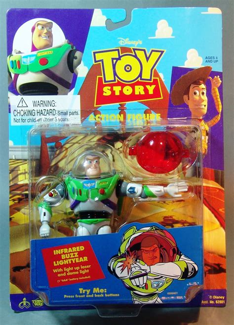 1995 Toy Story Infrared Buzz Lightyear Action Figure Disney Toys