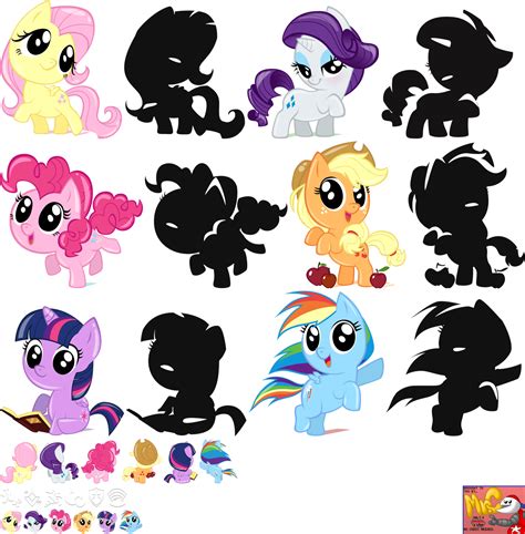 Mobile My Little Pony Pocket Ponies The Mane Six The Spriters