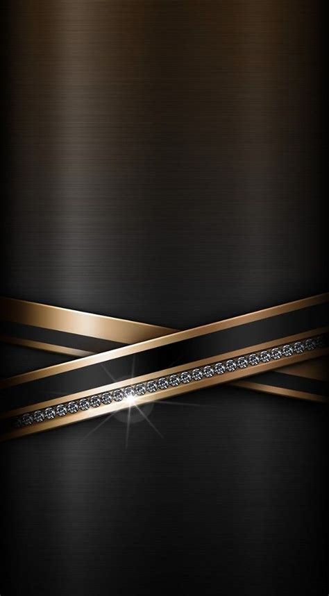 Iphone 7 wallpaper black and gold. Black and gold | Black phone wallpaper, Bling wallpaper ...