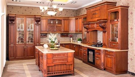 Reka bentuk dapur klasik moden dengan kabinet berwarna khaki. 3 TIPS PILIH WARNA KABINET DAPUR - SAHIH