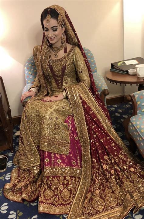 Barat Bride Wearing Dr Haroon Pakistani Bridal Couture Indian Bridal