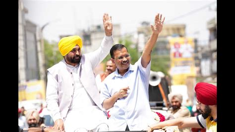 Jalandhar Bypoll Campaign Kejriwal Mann Hold Roadshows In A Day