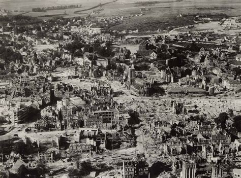 1944 06 06 0930 D Day Caen Bombed