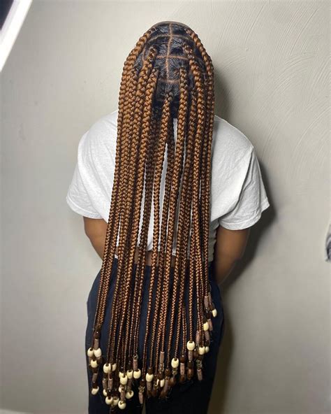 22 Creative Ways To Style Box Braids With Beads You Should Choose New