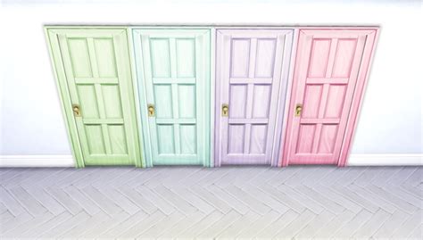 Colorful Doors Recolors For Sims 4