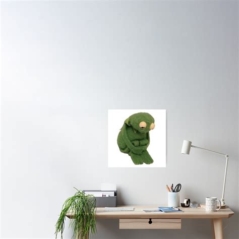 Sad Kermit Poster By Emmacameronnnn Redbubble