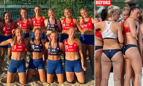 Handball Olympics Uniform Norwegian Women S Beach Handball Team Fined For Not Playing In