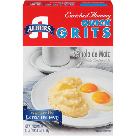 Albers Enriched Hominy Quick Grits 40 Oz Box