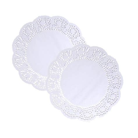 Round Lace Doilies White 4 12 Inch 20 Count