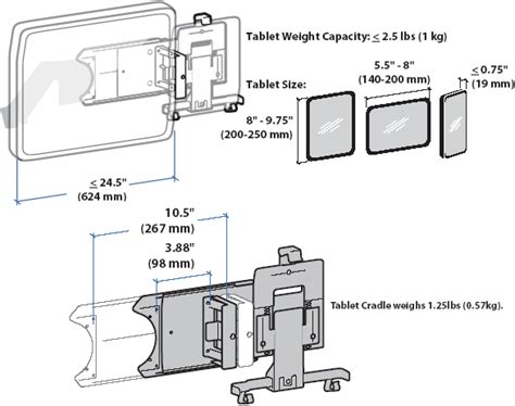 A touchscreen tablet is not like a wacom tablet. Ergotron 80-106-085 Universal Tablet Cradle