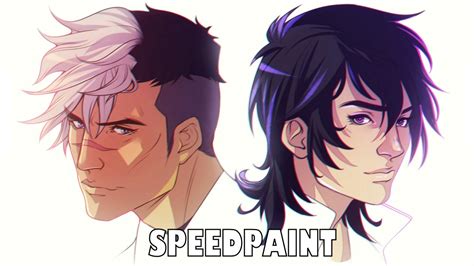 A new drawing tutorial is uploaded every week, so stay tooned! Shiro and Keith - Voltron Speedpaint - YouTube