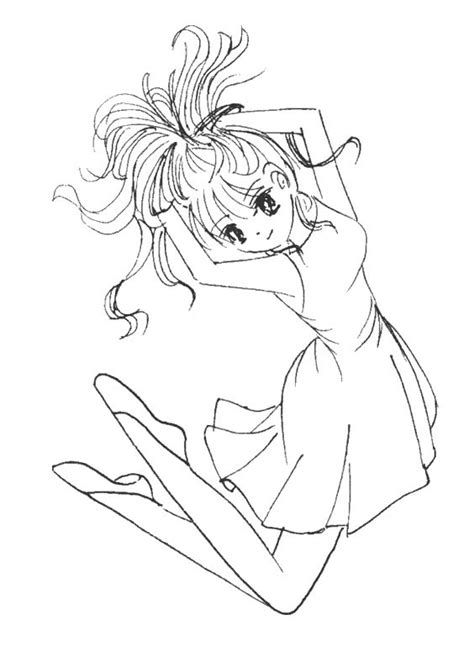 Coloriage fille manga 89 dessin. Coloriage Fille Manga 29 dessin gratuit à imprimer