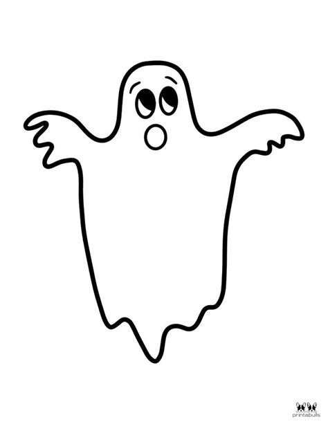 Free Printable Ghost Coloring Pages