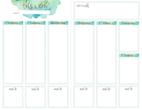 Welcome to our supersite for interactive & printable online coloring pages! Planner Printables - The Crazy Craft Lady