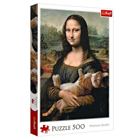 Puzzle 500 Dílků Mona Lisa A Kočka Astoreo Vše Pro Domácí Pohodu