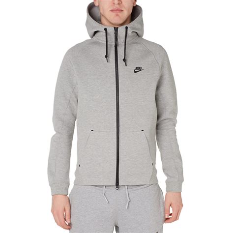 Nike Tech Fleece Aw77 Zip Hoody Dark Grey Heather End Us