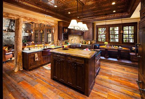 Built Entirely Of Rustic Logs And Featuring Lots Of Reclaimed Materials
