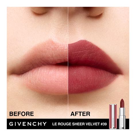 Buy Givenchy Le Rouge Sheer Velvet Matte Lipstick Sephora Australia