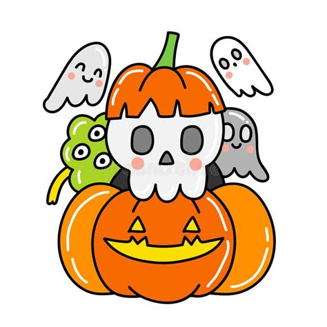 Happy Halloween Cartoon Stock Vector Illustration Of Banner 127012600