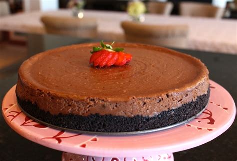 Easy Homemade Chocolate Oreo Cookie Crust Cheesecake Recipe Cooking With Sugar