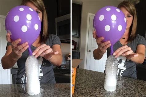 How To Fill A Balloon Without Helium Using Just Two Household Staples