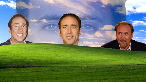Nicolas Cage Background Rainbow
