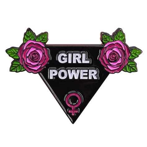 Girl Power Pins Womens Brooch Feminist The Future Is Female Badges In