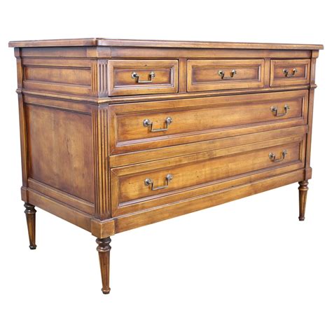Solid Cherry French Louis Xvi Style Chest Of Drawers Commode Chest By