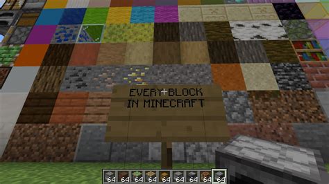 Every Block Placed In Minecraft World Record Youtube