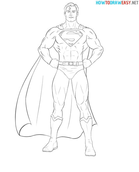 How To Draw Superman How To Draw Easy