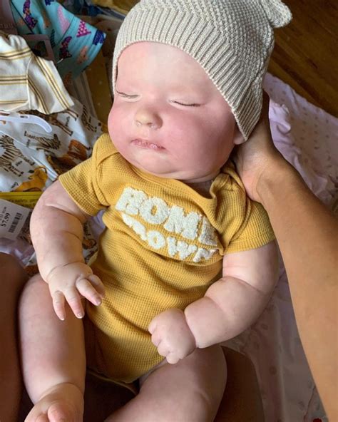Custom Reborn Joseph 3 Month Chunky Baby Asleep Etsy