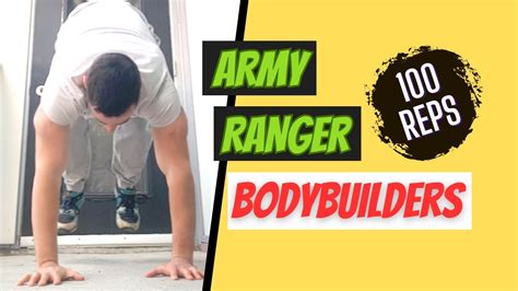 A New Style Of Burpee Army Ranger Bodybuilders YouTube