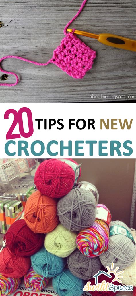 20 Tips For New Crocheters Sunlit Spaces Diy Home Decor Holiday