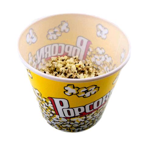 Large Popcorn Tubs Plastic Movie Container Theater Style Bowls Bpa Free