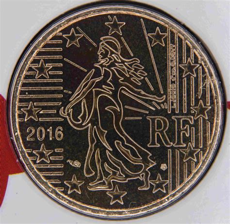 France Euro Coins Unc 2016 Value Mintage And Images At Euro Coinstv
