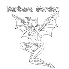 10 Beautiful Free Printable Batgirl Coloring Pages Online Batgirl