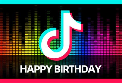 Some commonly used emojis in comments tiktok include: Colorful Tik Tok Backdrops Happy Birthday Background for ...