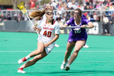 No 3 Maryland Womens Lacrosse Takes First Loss To No 15 James