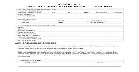 Credit card name number and expiration date. Microsoft Word - cc-authorization - wikiDownload viewCREDIT CARD AUTHORIZATION FORM CREDIT ...