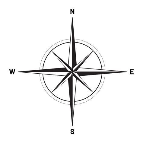 Ikon Kompas Gratis Dan Arah Mata Angin Vektor Ikon Kompas Kompas Clipart Kompas PNG Dan