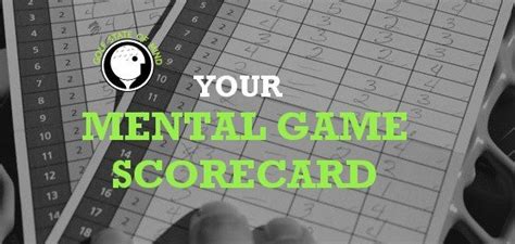 Many players don't spend enough time practicing their chipping technique, and those who do practice frequently. Download your mental game scorecard and find out your ...
