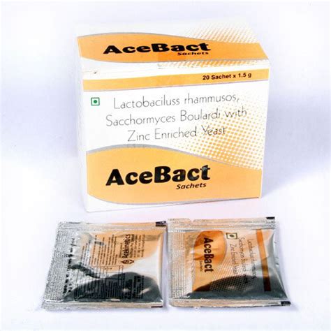 Acebact Lactobacillus Rhamnosus Saccharomyces Boulardii With Zinc