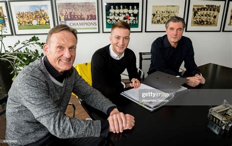 Marco Reus Of Borussia Dortmund Attends His Contract Extension News