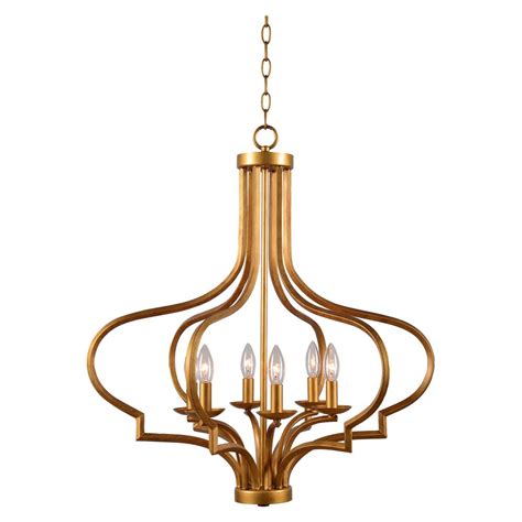 Vintage loft industrial chandelier black gold bar stair hanging light dining glass ball retro glass loft gold chandelier. Kenroy Home Morocco 6-Light Gold Chandelier-93706GLD - The ...