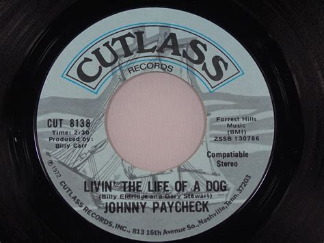 Johnny Paycheck Billy Jack Washburn 7 Inch Single Top Hat Records