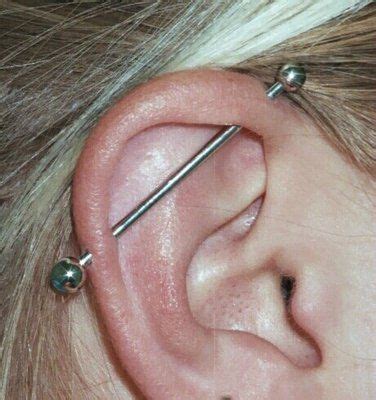 Industrial Piercing I Want To Get This Done So Bad Piercings