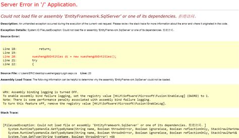Fileloadexception Could Not Load File Or Assembly Microsoft Mobile