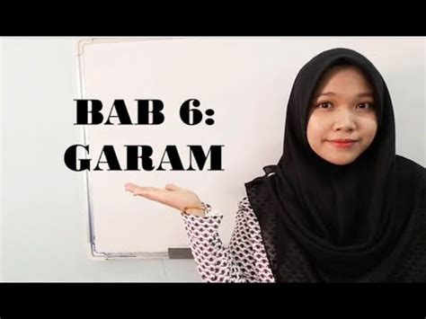 Ulangkaji kimia tingkatan 4 draft. Garam (bab 6) kimia tingkatan 4 - YouTube
