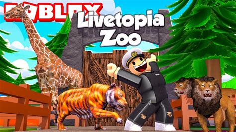 Exploring The Livetopia Zoo In Roblox Youtube