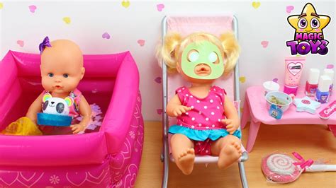 aventuras de las bebés nenuco hermanitas traviesas y los bellies en el spa con manicura y